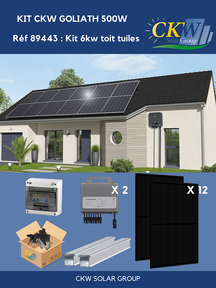 Kit 6Kw Goliath tuiles TITAN